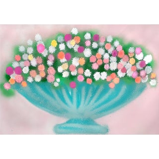 Mini Aster Flowers No. 1 Contemporary Painting by Susan Havens For Sale