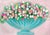 Mini Aster Flowers No. 1 Contemporary Painting by Susan Havens For Sale