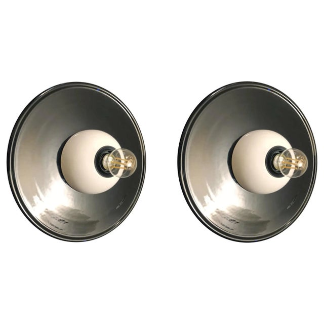 Mid 20th Century Ceramic Sconces - a Pair For Sale - Image 11 of 11