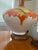 Wood 1960s Mid-Century Modern Lava Drip Glaze Ceramic Table Lamp on Walnut Base For Sale - Image 7 of 8