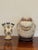 Sky Blue Vintage Handmade Sant'Anna Portuguese Lidded Jar With Companion Vase For Sale - Image 8 of 10