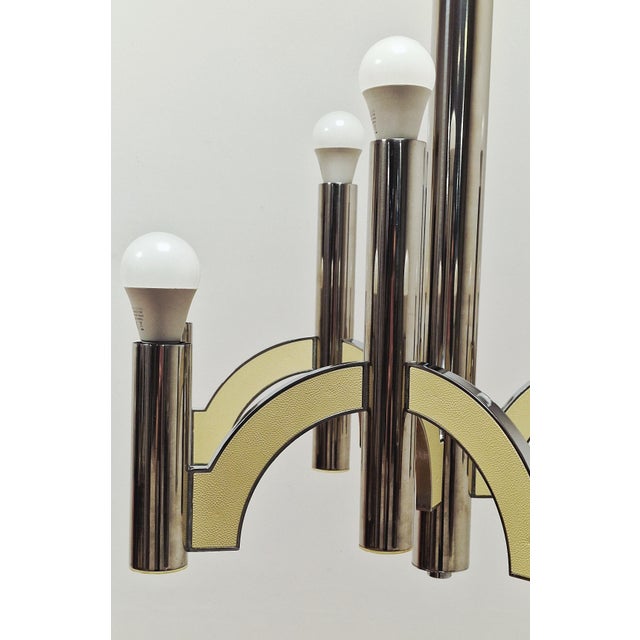 Vintage Chandelier by Gaetano Sciolari for Sciolari, 1970s For Sale - Image 6 of 10