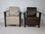 Leather Dresden Armchairs from Franz Fertig, 1960s, Set of 5 For Sale - Image 4 of 18