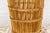 Country Style Rattan Waste Basket with Braided Woven Accents and Tapering Lines For Sale - Image 10 of 12