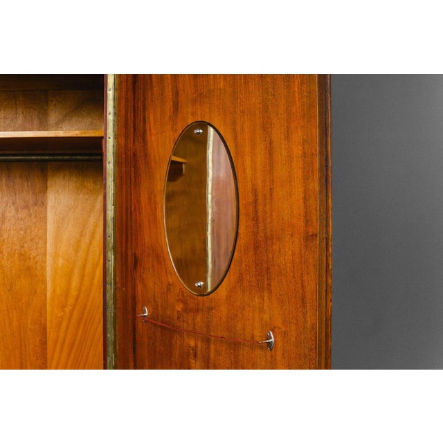 Art Nouveau Wardrobe in Oak For Sale - Image 15 of 18