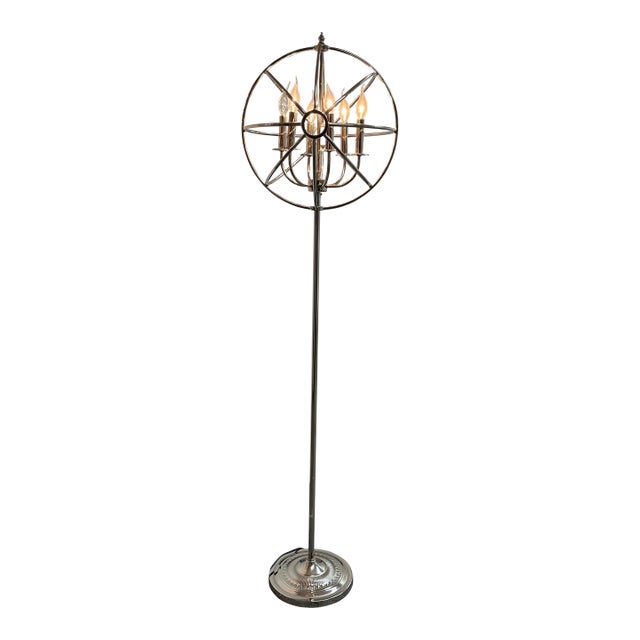 Timothy Oulton for Restoration Hardware Foucault's Orb Floor Lamp For Sale