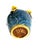 Ceramic Vintage Italian Majolica Frog-Handle Cachepot Planter | Blue Glazed Pottery Vase, 4” For Sale - Image 7 of 10