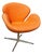 Punmkin Orange Swan Chair in the Style of Arne Jacobsen For Sale