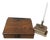 Antique Victorian Solid Walnut Lap Desk Writing Slope With Original Lock, C. 1870–1900 For Sale