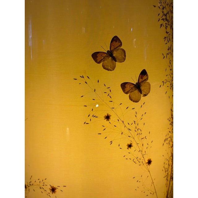 Alabaster 1960s Van Briggle Pottery Lamp “Rebecca at the Well” With Original Butterfly Shade For Sale - Image 8 of 10