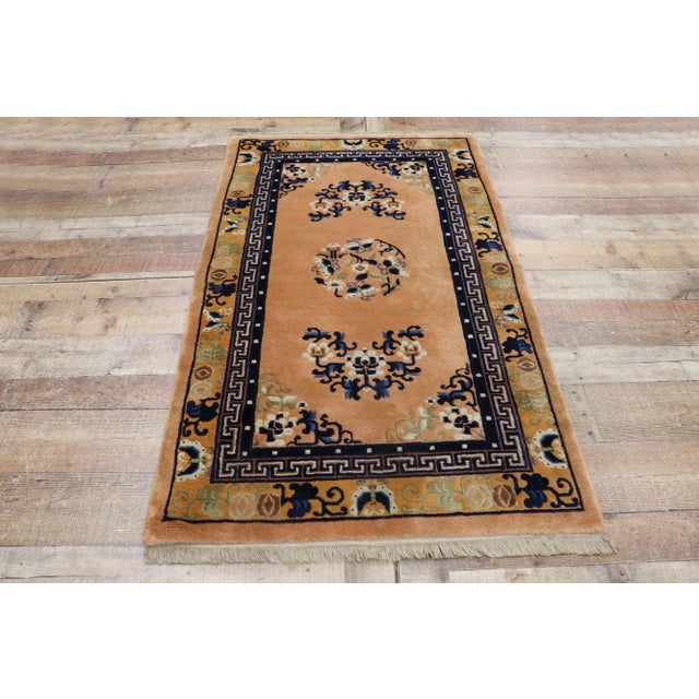 Textile Antique Chinese Peking Rug - 03'00 X 05'01 For Sale - Image 7 of 9