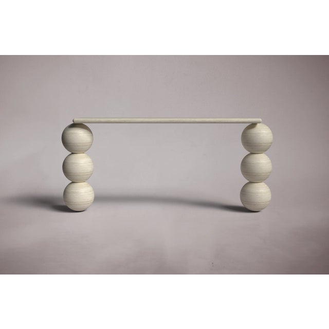 Crafted and hand-finished from Travertine. As a natural material, all stone is porous and susceptible to nicks, stains, or...