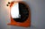 Round Orange Illuminated Wall Mirror, Germany, 1970s For Sale - Image 3 of 7