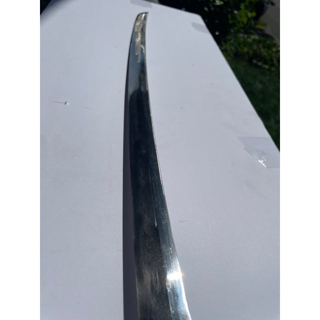 Antique Samurai Sword Long Wakizashi With Sheath : Muromachi (1336–1573) Japan Far East Easter Arms and Armor Weaponry For Sale - Image 11 of 17