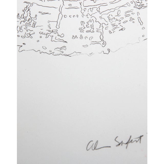 Lithograph, signed and numbered in pencil, by American artist Alan Sonfist. Artist: Alan Sonfist, American (1946 - )...