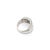 Vintage Platinum Three-Row Band With Round & Baguette Diamonds - Size 4.5 For Sale In Phoenix - Image 6 of 9