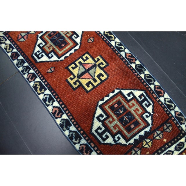 1960s 1960s Anatolian Nomadic Handmade Small Rug For Sale - Image 5 of 6
