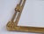 Vintage Rectangular Wall Hanging Gilt Wood Gold Ornate Mirror, 1960s For Sale - Image 9 of 11