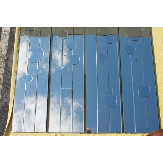 1970s Modern Mirrored Room Divider For Sale In Miami - Image 6 of 12