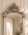 1980 European Artisan Baroque Silver Wood Floor Mirror For Sale - Image 14 of 18