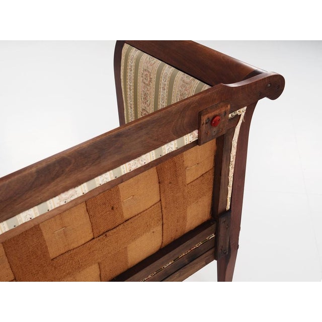 Empire French Mahogany Sofa, 1940s For Sale - Image 10 of 16