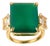 Solene Ring, Green, Size 8 For Sale