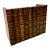 Late 20th Century Theodore Alexander Faux Book Spine Shelf Display by Turtle and Crane - English Library Trompe l'Oeil For Sale