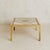 Modern Square Onyx + Brass Coffee Table, 1970s For Sale - Image 3 of 8