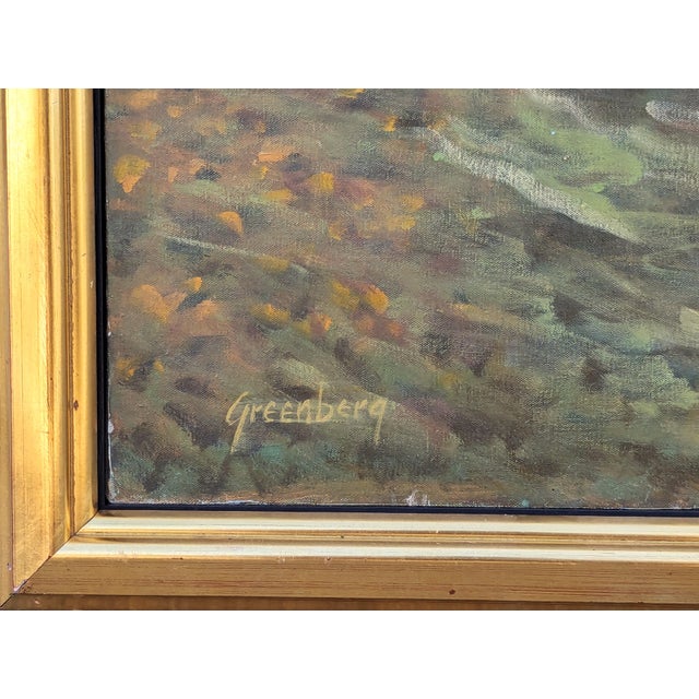 Jerry Greenberg "Arkansas River Ozarks" Contemporary Realistic Forested Landscape Painting, 1995 For Sale - Image 12 of 12