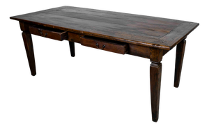 Neoclassical Oak Refectory Table