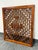Design Plus Gallery presents an Antique Chinese Carved Wood Lattice Panel. The frame surrounds a repeating geometric...