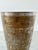 Antique Indian Etched Brass Lassi Cups or Bud Vases, a Pair For Sale - Image 9 of 14