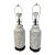 Pair of Vintage Blanc De Chine Reticulated Porcelain Chinoise Lamps Hollywood Regency For Sale