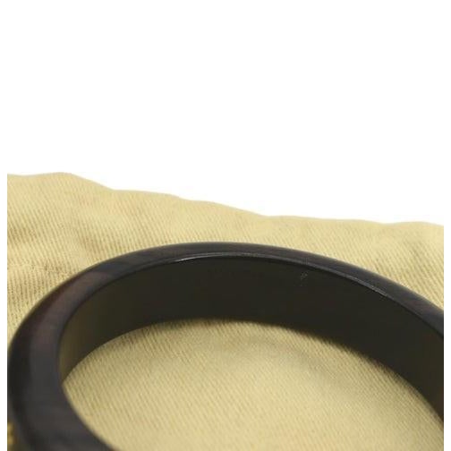Modern Louis Vuitton Tiger Wood Brass Sylvania Bangle For Sale - Image 3 of 5