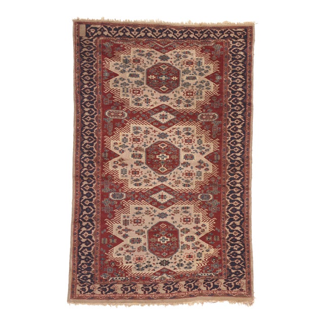 Vintage Pakistani Kazak Rug - 04'02 X 06'04 For Sale