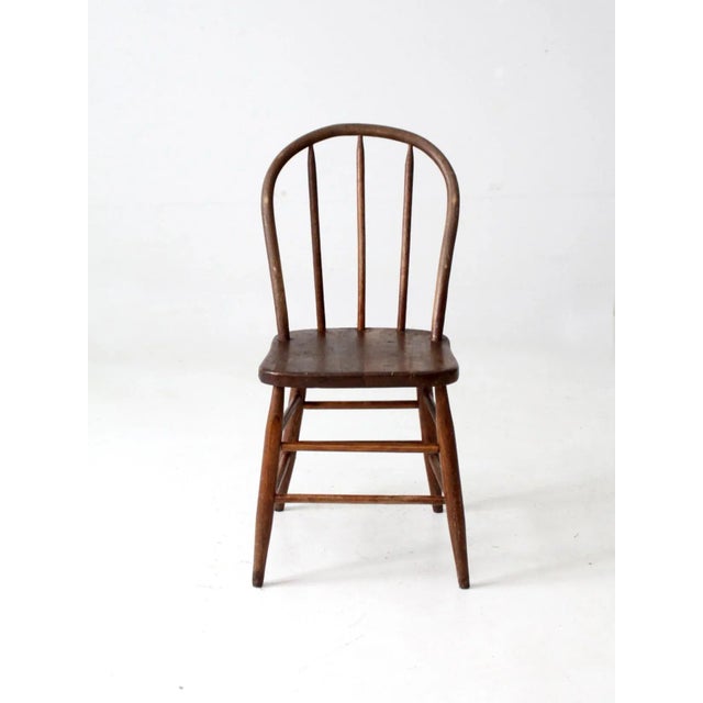 Antique Spindle Back Chair For Sale - Image 10 of 10