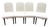New Universal Nina Magon Yves Dining Side Chair (Set of 4) 941a738 For Sale