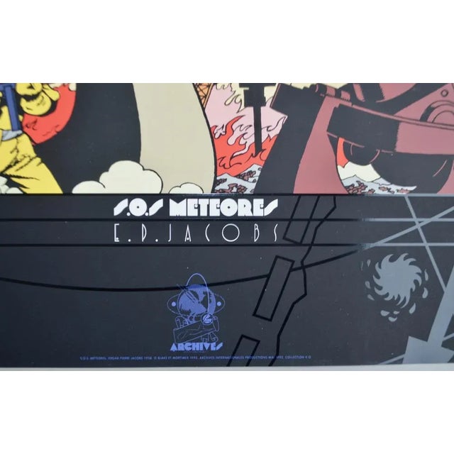 Edgar P. Jacobs, SOS Meteors, 1992, Serigraph For Sale - Image 6 of 15