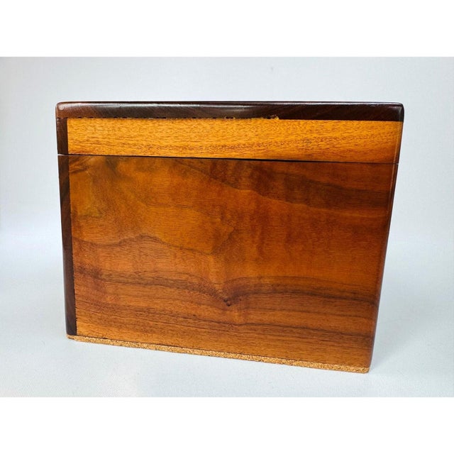 1970s Vintage Handmade Musical Jewelry Cabinet With Drawer For Sale - Image 5 of 18