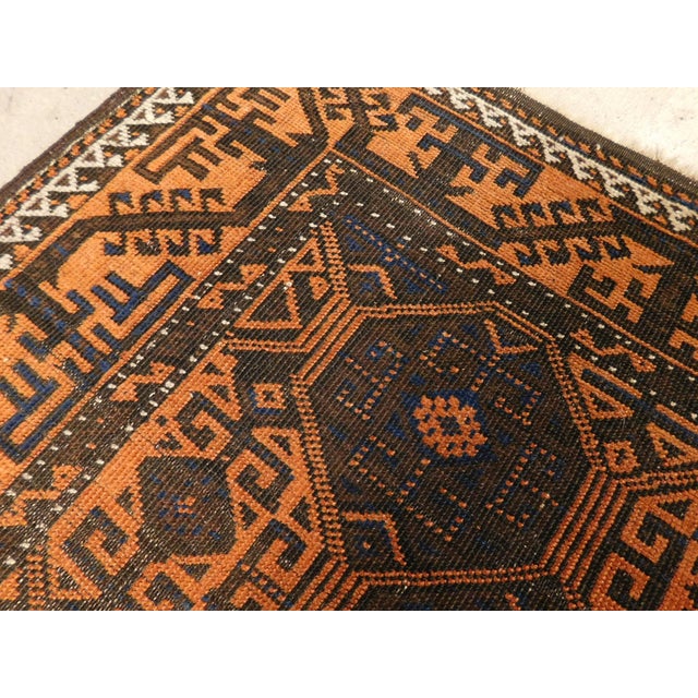 Antique Persian Baluchi Tribal Rug. 3'1"x 5'5" For Sale - Image 10 of 15