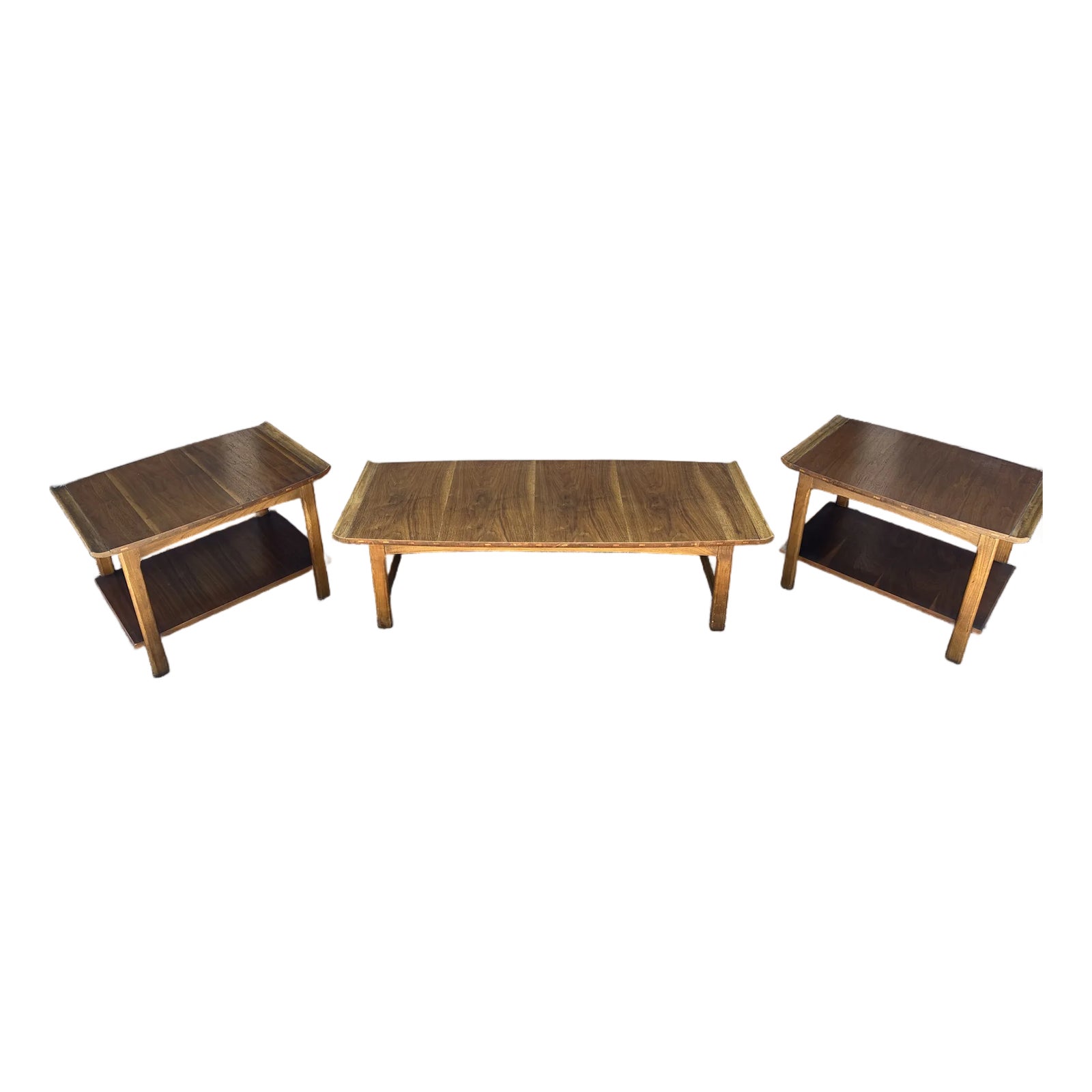 VOGUE【エルテ】vintage 木製 1960s Lane “Vogue” Mid-Century Modern Walnut Coffee Table & End