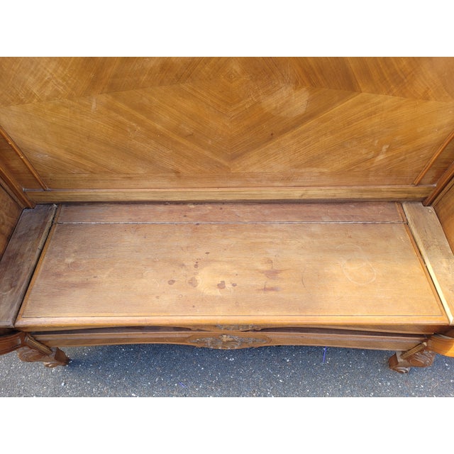 Gothic Late 19th Century Antique French Bench For Sale - Image 3 of 10