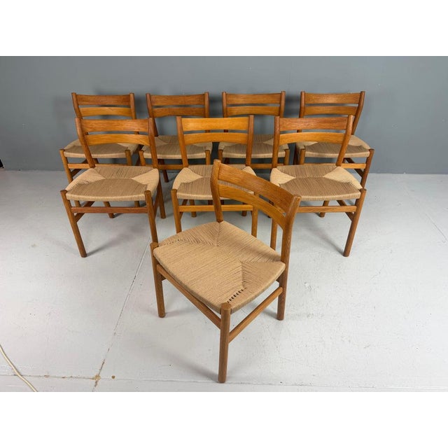 BM-1 Dining Chairs in Oak by Børge Mogensen for C.M Møbler, 1947, Set of 4 For Sale - Image 15 of 17