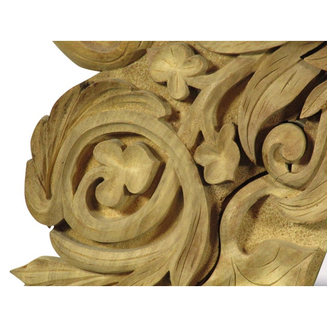 Hand Carved Southeast Asian Mirror For Sale In Boston - Image 6 of 10