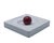 Spiros Square White Ashtray, designed by Eleonore Peduzzi Riva for the Italian company Artemide. The Spiros ashtray has a...