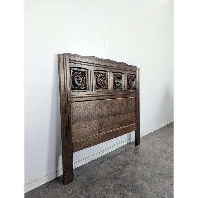 Brutalist Headboard in the style of Dudouyt, 1950s, in Very Good conditions. Designed 1950 to 1959