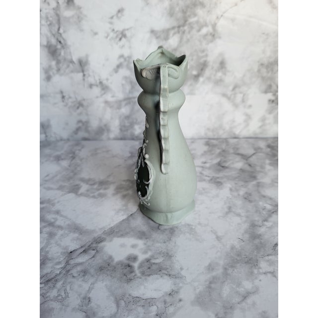 1950s 1950s Wedgwood Jasperware Bisque Vase in High Relief For Sale - Image 5 of 11
