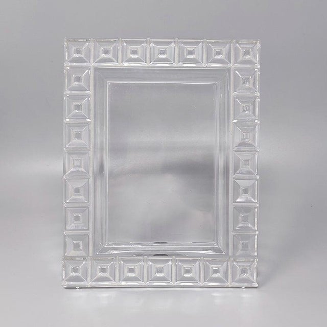 Mid-Century Modern Heavy Crystal Picture Frame from Rosenthal, 1960s For Sale - Image 13 of 18