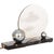 ART DECO CHROME, ETCHED-GLASS AND MARBLE LUMIERE TABLE LIGHT France, circa 1930s | unmarked Item # 311FWS30K This rich...