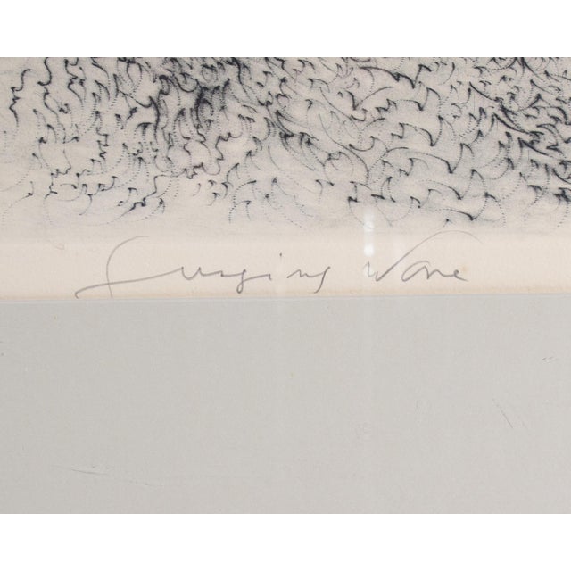 1972 “Surging Wave” Abstract Etching by Gabor Peterdi For Sale - Image 9 of 9